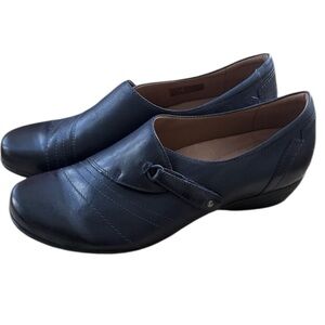 Dansko Franny Loafers Black Leather Comfort Shoes Oxford Slip On Women’s 41